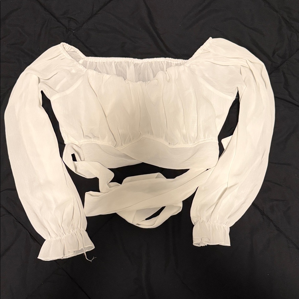 Source Unknown White Women's Blouse